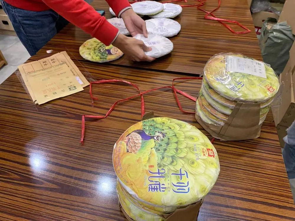 嘉善回收大益普洱茶2018年生茶熟茶图2