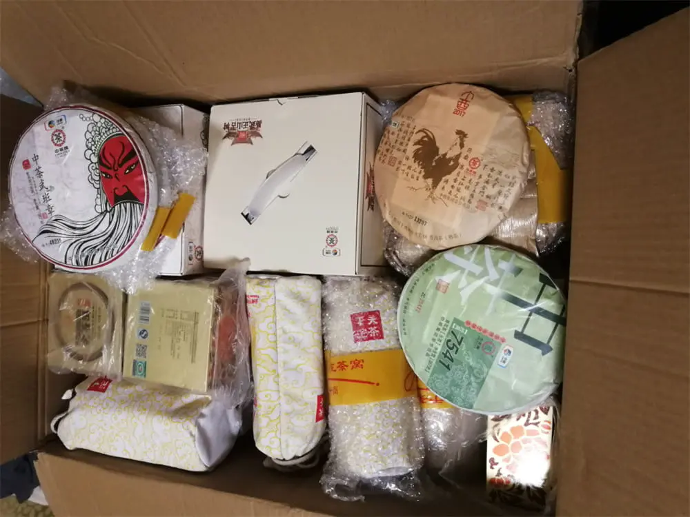嘉善回收中茶普洱茶2017年生茶熟茶图3